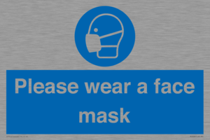 Please wear a face mask